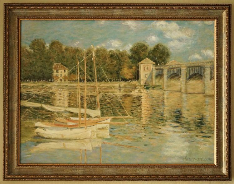 Copy of Claude Monet, Le Pont d’Argenteuil 临摹莫奈的阿特让伊桥